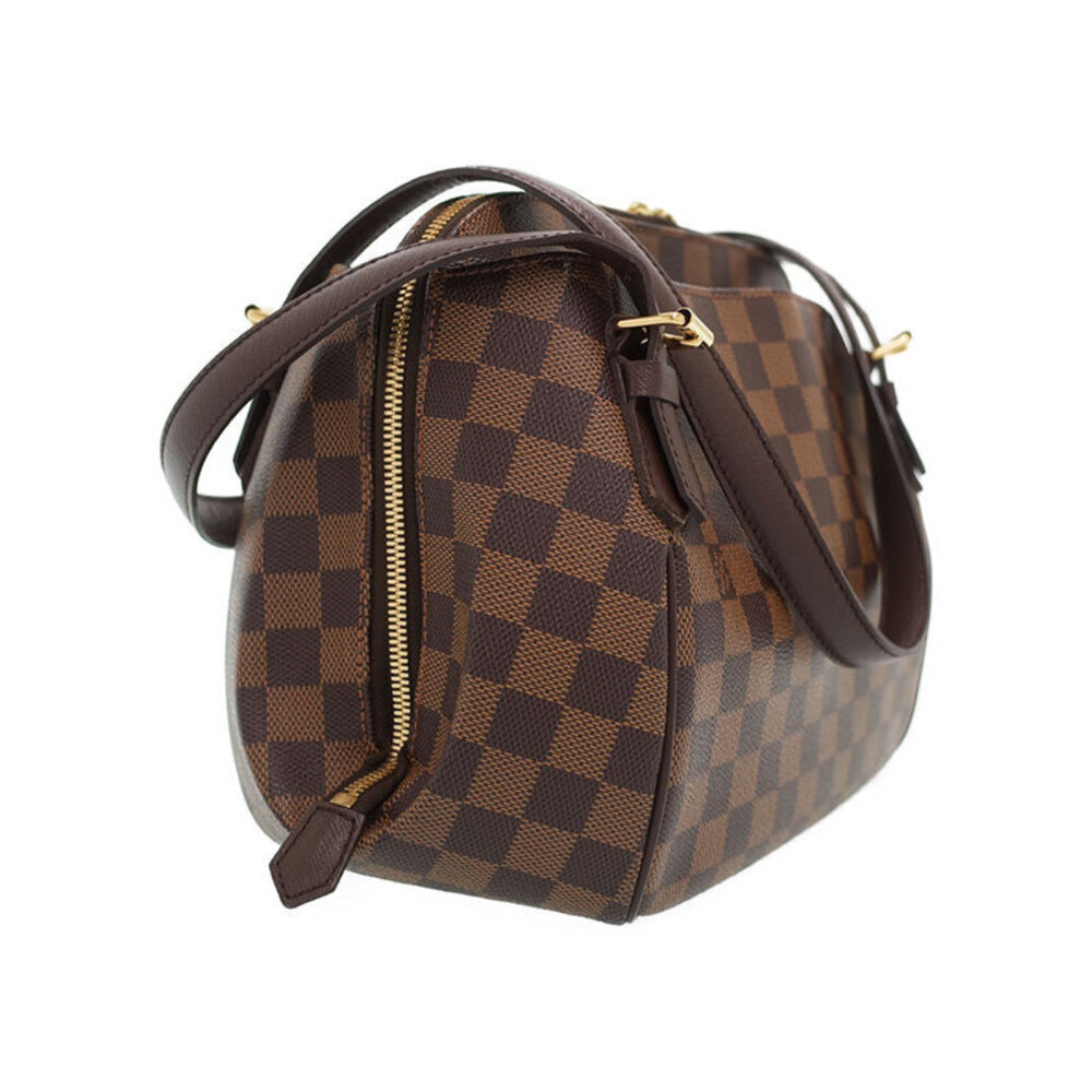 Louis Vuitton Brown Shoulder Bag Ebene Damier Belem
